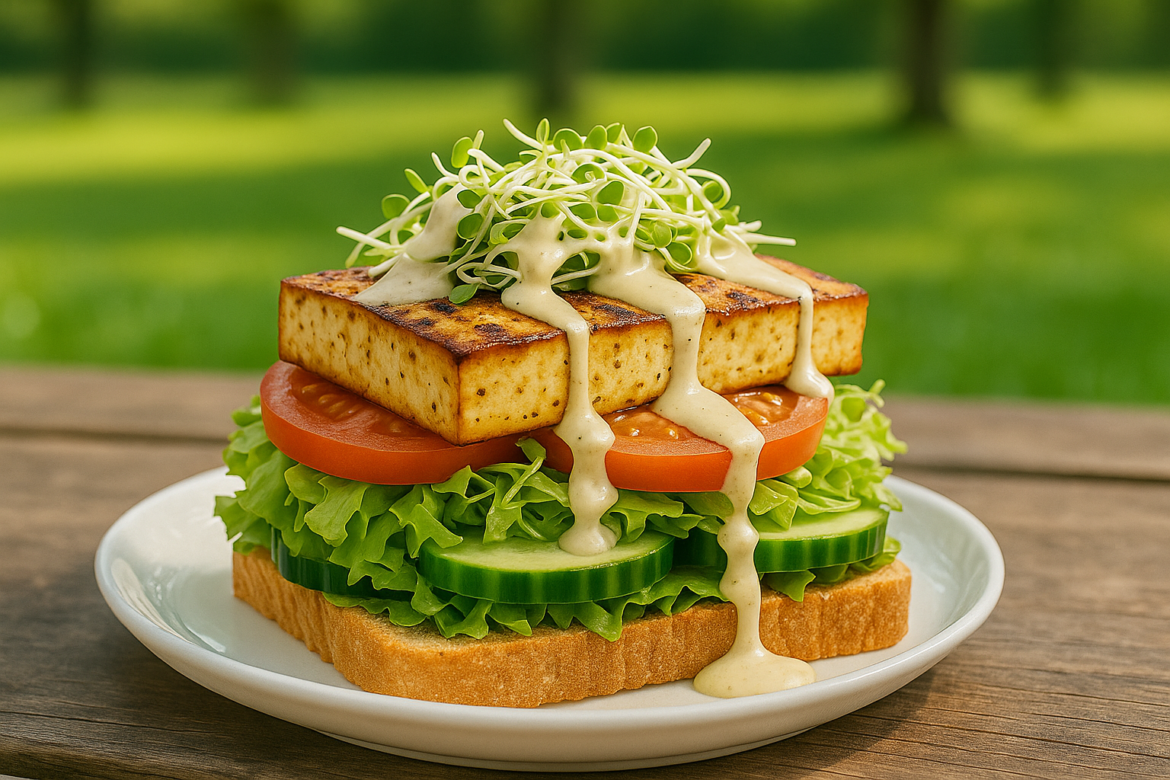 Summer Tofu Burger