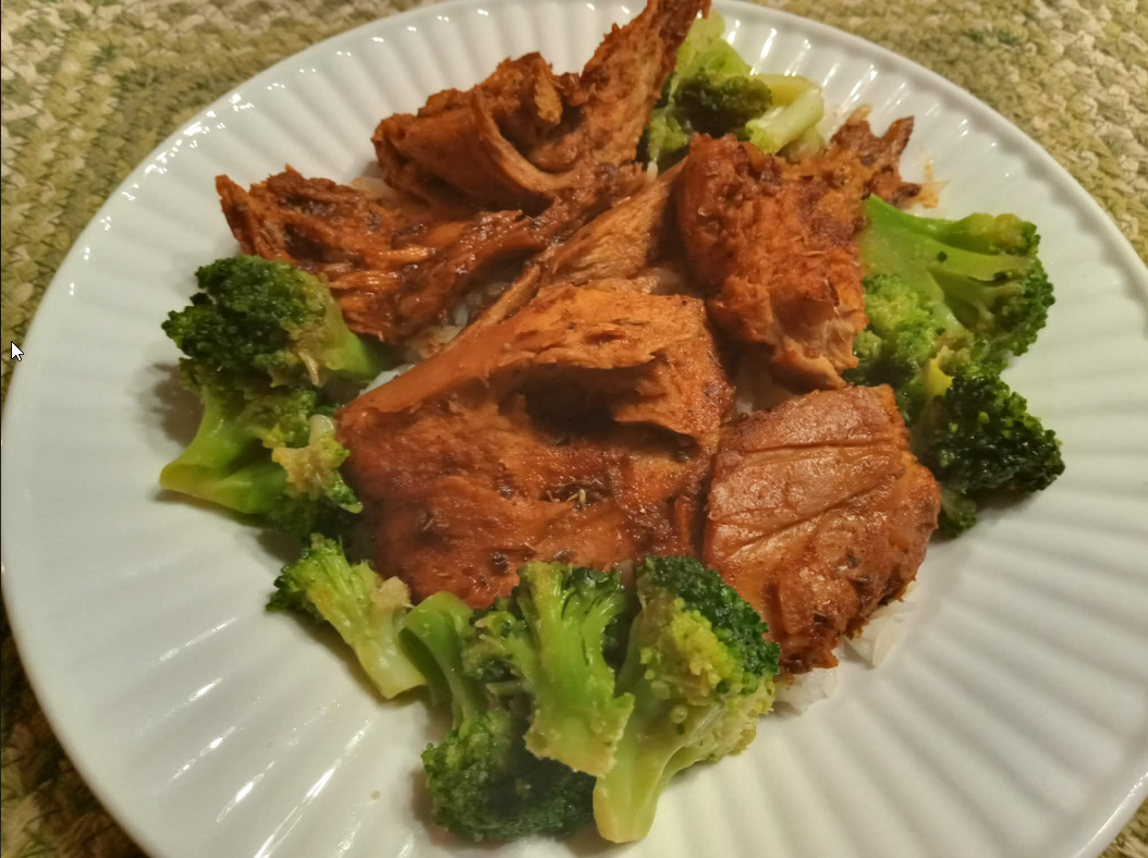 Paprika Chik'n and Rice